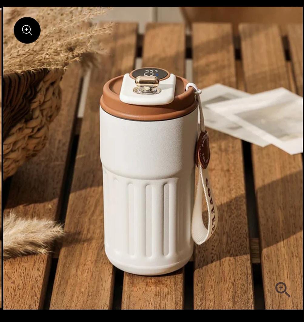 Leakproof Coffee Mug with Temperature Display